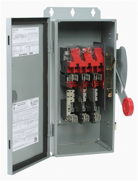 Eaton Safety Switch Fusible Heavy V Ac V Dc Voltage Phase