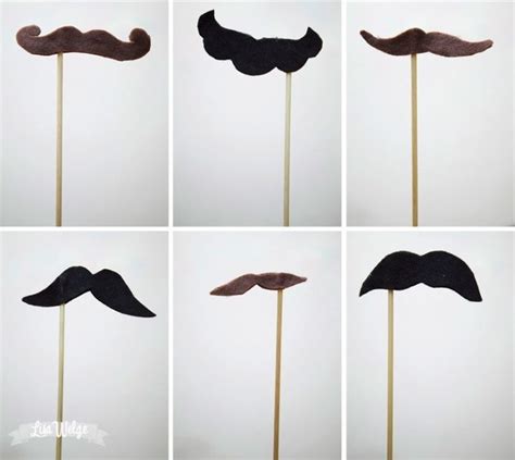 Our Wedding How To Make A Mustache On A Stick The Goodness