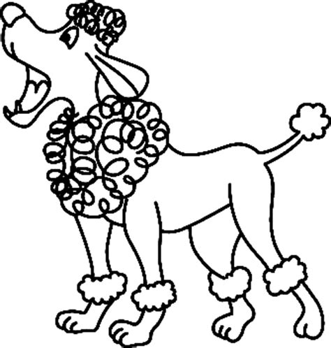 Coloriage Caniche Royal Imprimer Avec T Te Modeler