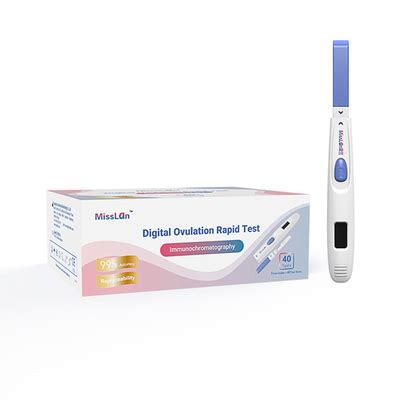 Ovulation And Pregnancy Digital LH Test Kit Strips 5mins HCG Fertility Test