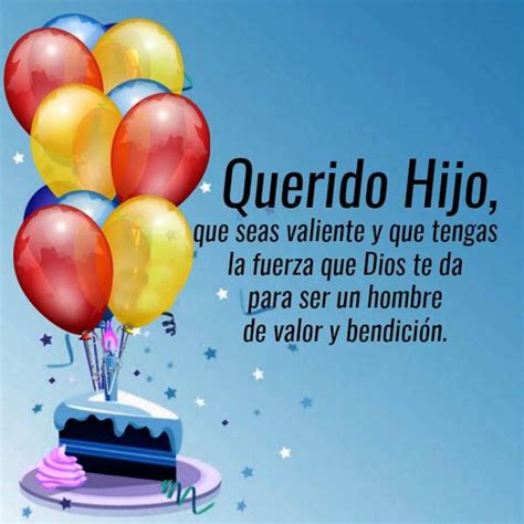 Frases De Cumpleanos Para Un Hijo Bendicion Frases De Feliz