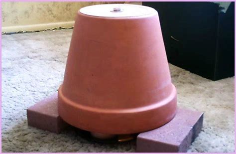 Diy Candle Powered Flower Clay Pot Air Heater Tutorial Candle Heater Diy Heater Flowerpot Heater