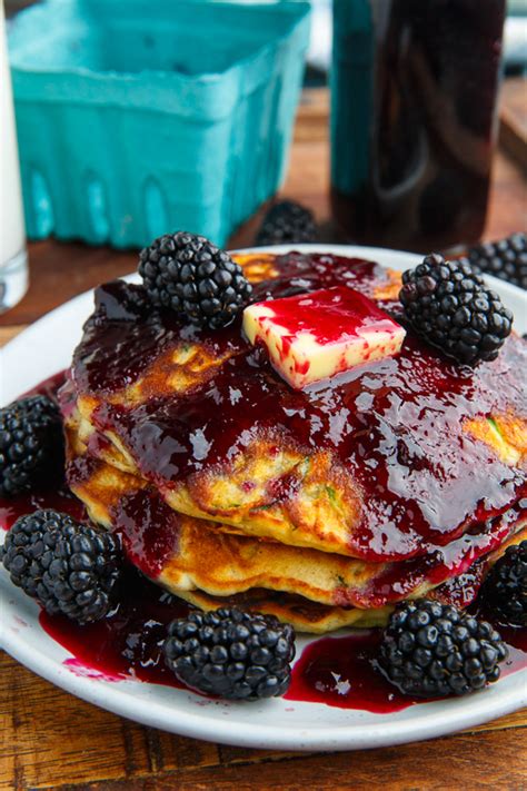 Honey Lemon Zucchini Pancakes On Closet Cooking