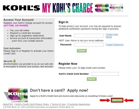 How To Apply To Kohls Credit Card Creditspot