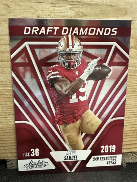 2023 PANINI ABSOLUTE Football Deebo Samuel Draft Diamonds 49ers De San