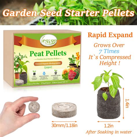 Snapklik Legigo Pcs Mm Seed Starter Peat Pellets Pods For