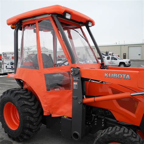 Tractor Cab Enclosure For Kubota L45 Tlb Black