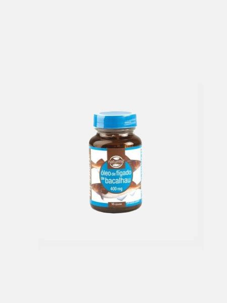 naturmil óleo de fígado de bacalhau 400mg 90 cápsulas dietmed