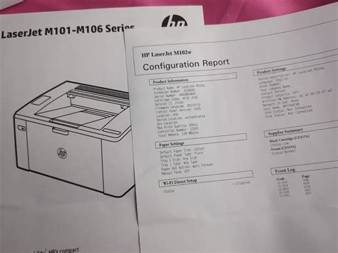 Hp Laserjet Pro M102w Wireless Monochrome Laser Printer W Cord Ebay