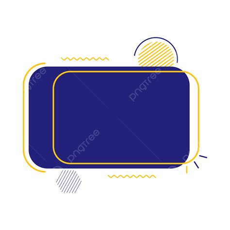 Dialog Box Clipart Vector Blue And Yellow Dialog Text Box With