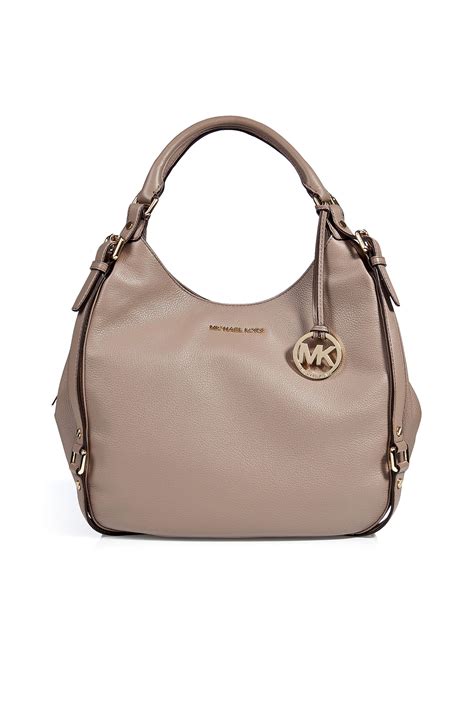 Michael Michael Kors Leather Large Bedford Hobo In Brown Lyst