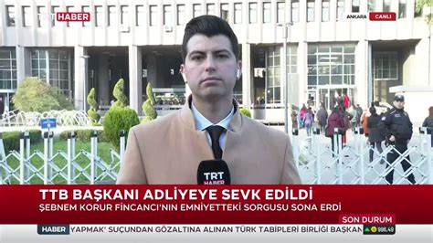 TRT Haber Canlı on Twitter Türk Tabipleri Birliği Başkanı Şebnem