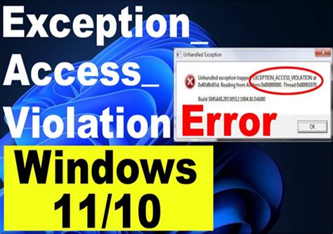 How To Fix Exception Access Violation Error