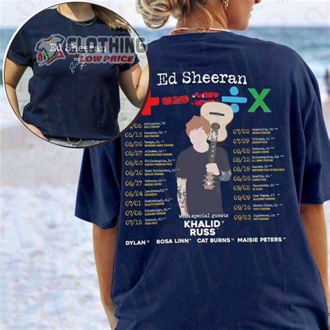 Ed Sheeran Concert Shirt, Ed Sheeran Mathematics Tour Shirt, Ed Sheeran Lover Merch ...