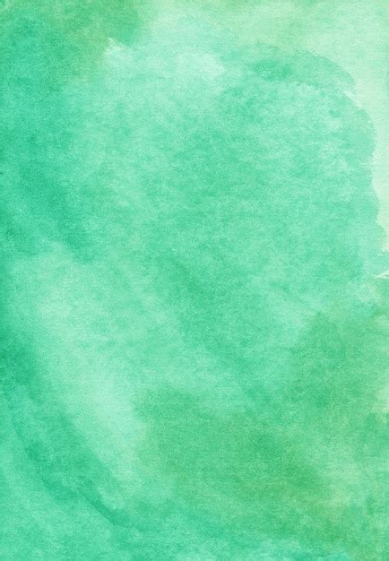 Premium Photo Watercolor Light Emerald Green Background