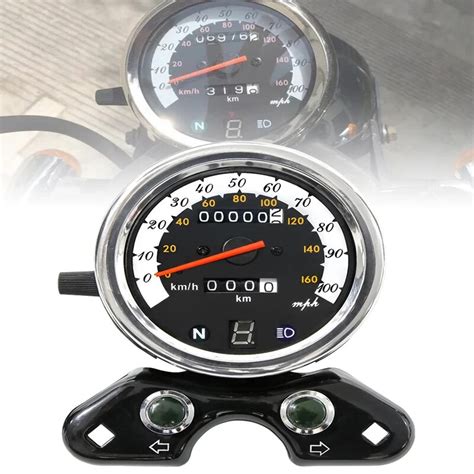 Motocicleta Gauge Assembly Retro Modificado Tac Metro LCD Digital