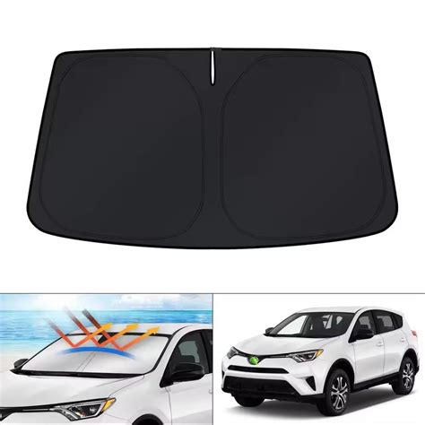 Window Sunshade Sun Visor Protector Foldable Blocks UV Rays For Toyota