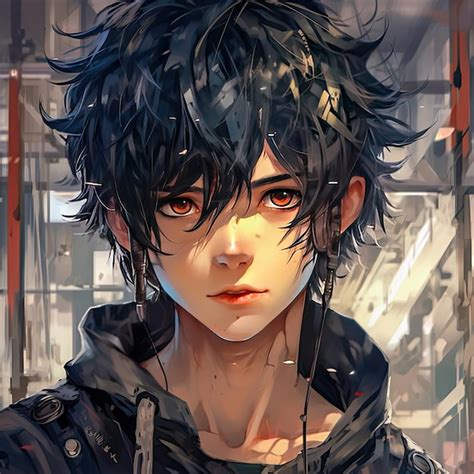 Premium AI Image | Cute and Handsome anime boy