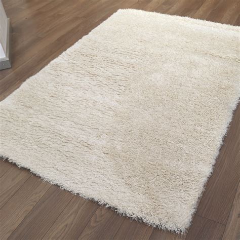 Forever Rugs Sunshine Soft Polypropylene Cream Rectangular Shaggy Rug