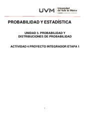 A Probabilidad Pdf Probabilidad Y Estad Stica Unidad Probabilidad