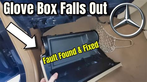 Mercedes C Class Glove Box Door Repair Step By Step DIY Instructions