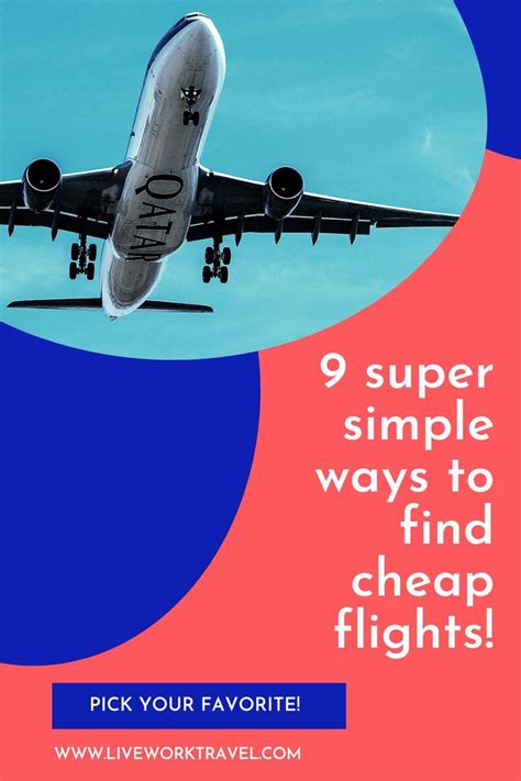 An Airplane Flying In The Sky With Text Saying 9 Super Simple Ways To