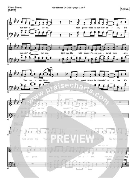 Goodness Of God Sheet Music Pdf Bethel Music Jenn Johnson