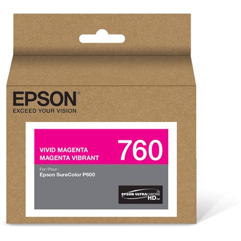 Epson T760 Vivid Magenta Ultrachrome HD Ink Cartridge T760320