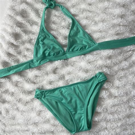 Green Mossimo Bikini Depop