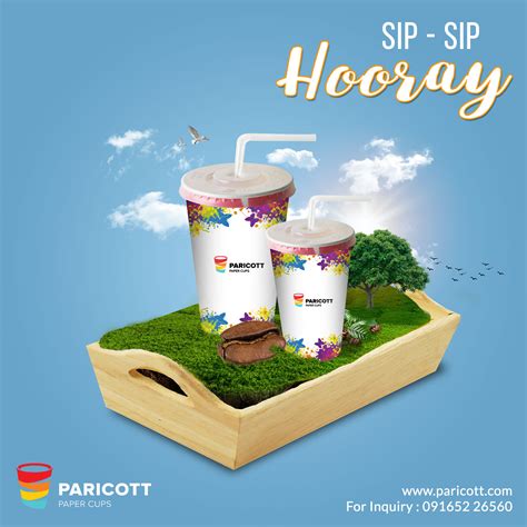 Paricott Paper Cups Social Media Creative Ads On Behance