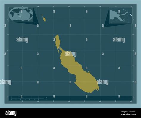 Bougainville Autonomous Region Of Papua New Guinea Solid Color Shape