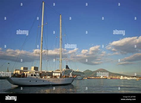 Port of Naples, Italy Stock Photo - Alamy