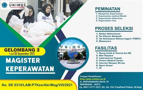 Brosur Penerimaan Mahasiswa Baru Program Studi Magister Keperawatan