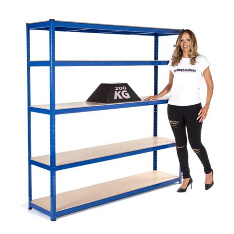 HEAVY DUTY GARAGE Racking Shelving Unit 200KG UDL 1800mm X 1800mm X