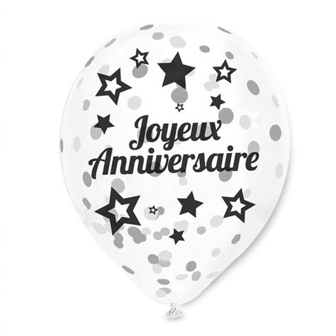 Sachet Ballons Confettis Party Ouest Fetes