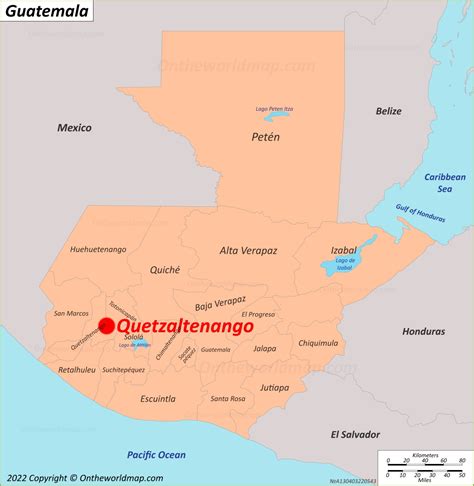 Quetzaltenango Map | Guatemala | Detailed Maps of Quetzaltenango ...