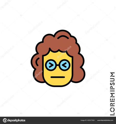 Cara Enojada Emoji Chica Amarilla Mujer Icono Vector S Mbolo Emoticono