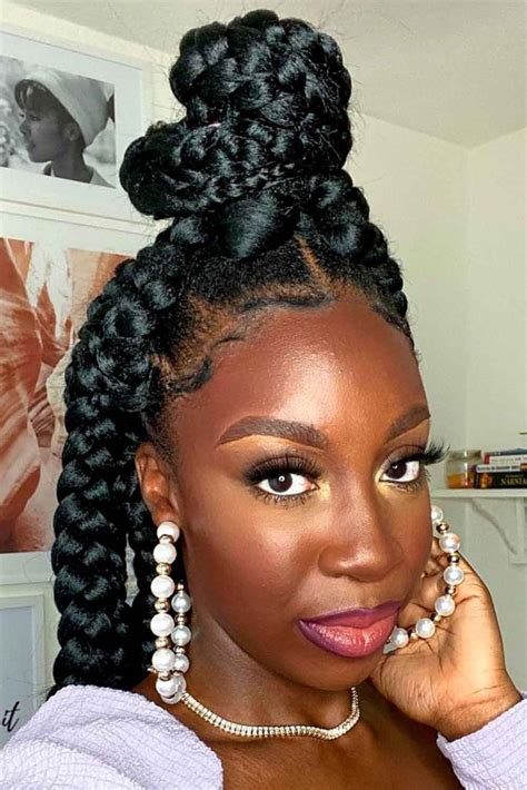 Details More Than 131 Box Braids Updo Hairstyles Super Hot Dedaotaonec