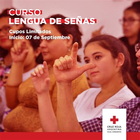 Cruz Roja Dictará Nuevo Curso De Lengua De Señas Cruz Roja Argentina Filial Corrientes