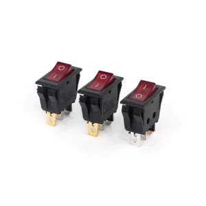 Spst On Off T Pin Kcd En Rocker Switch With Dot Illuminated