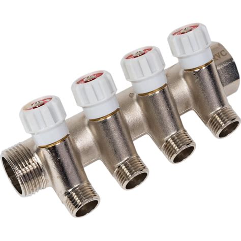 Коллектор Rvc 1 гш-1/2 ш на 4 выхода (под ЕК 16x1/2 ) 18087 - выгодная ...