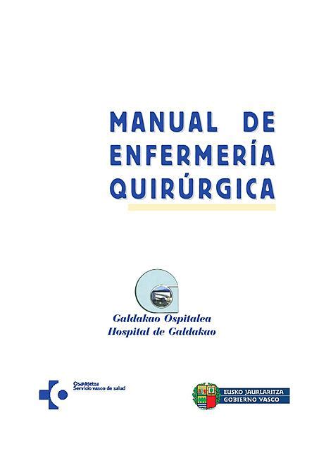 Manual De Enfermería Quirúrgica Leidy Duran Udocz