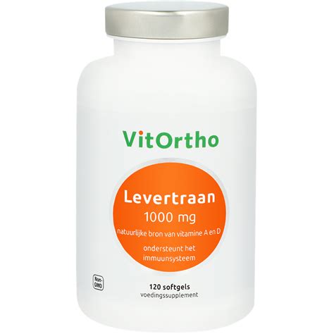 Vitortho Voedingssupplementen Levertraan Mg