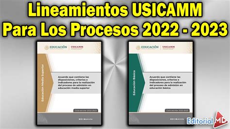 Lineamientos Y Acuerdos Usicamm Descargables En Pdf 2022 2023