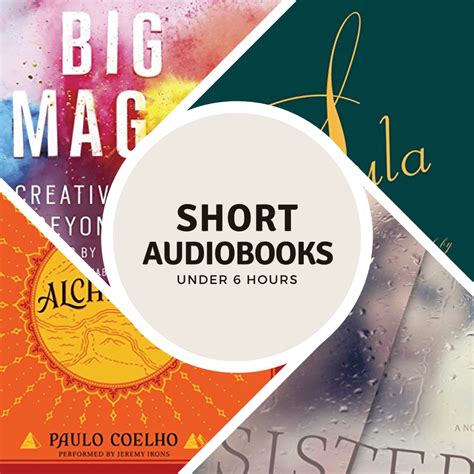short audiobooks   enjoy    hours