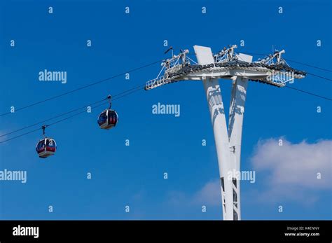 Gondolas Of The Emirates Air Line Cable Car London England United