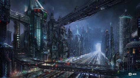 28 Futuristic City Wallpapers Wallpaperboat