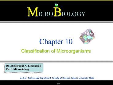 Ppt Classification Of Microorganisms Powerpoint Presentation Free