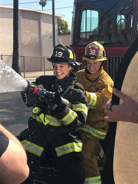 Pin By ♡ On Danielle Savre Female Firefighter Girl Firefighter