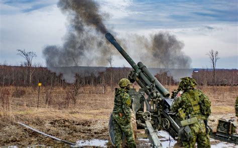 Artillery Strikes 150 Canadian Army Today